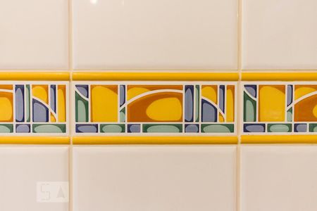 Apartamento à venda com 70m², 1 quarto e sem vagaDetalhe do azulejo do banheiro 