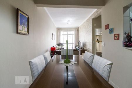 Sala de jantar e de TV ao fundo.  de apartamento à venda com 1 quarto, 70m² em Brás, São Paulo