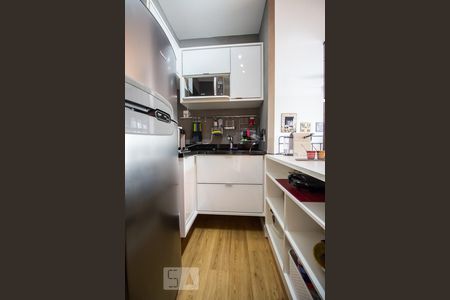 Cozinha de kitnet/studio à venda com 1 quarto, 34m² em Pinheiros, São Paulo