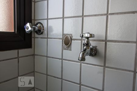 Apartamento para alugar com 56m², 1 quarto e 2 vagasLavanderia detalhe