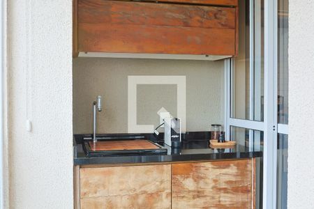 Varanda da Sala de kitnet/studio à venda com 1 quarto, 38m² em Vila Andrade, São Paulo