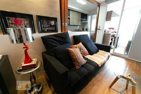 Sala de apartamento para alugar com 1 quarto, 45m² em Brooklin Paulista, São Paulo