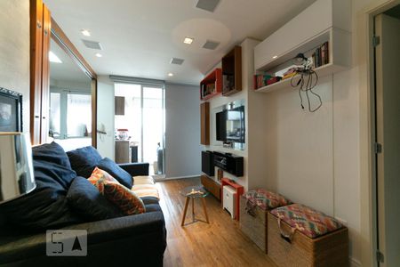 Sala de apartamento para alugar com 1 quarto, 45m² em Brooklin Paulista, São Paulo