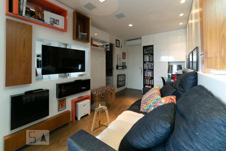 Sala de apartamento para alugar com 1 quarto, 45m² em Brooklin Paulista, São Paulo