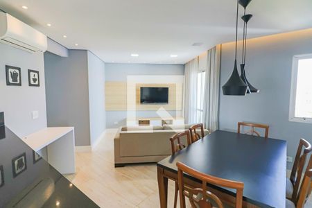 Sala de apartamento à venda com 2 quartos, 75m² em Vila Indiana, São Paulo