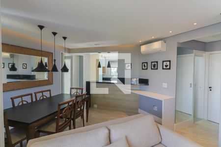 Sala de apartamento à venda com 2 quartos, 75m² em Vila Indiana, São Paulo