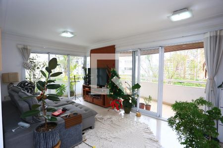 Sala  de apartamento à venda com 3 quartos, 132m² em Vila Andrade, São Paulo