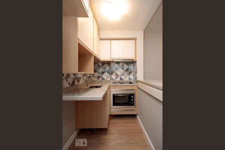 Cozinha de kitnet/studio para alugar com 1 quarto, 32m² em Bela Vista, São Paulo