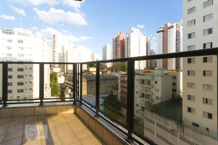 Varanda da suíte de apartamento à venda com 3 quartos, 100m² em Vila Gumercindo, São Paulo