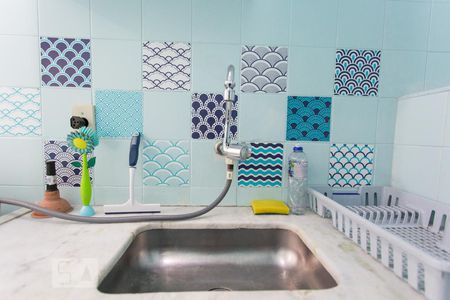 Cozinha de kitnet/studio à venda com 1 quarto, 40m² em Bela Vista, São Paulo