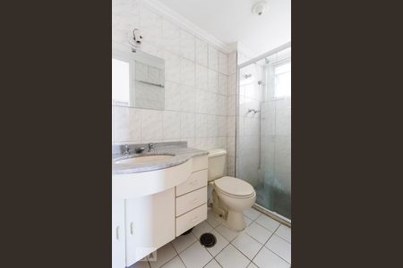 Banheiro suíte  de apartamento para alugar com 2 quartos, 60m² em Chácara Califórnia, São Paulo