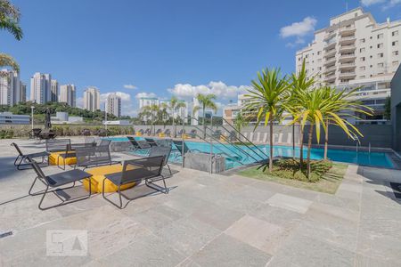 Studio para alugar com 40m², 1 quarto e 1 vagaPiscina