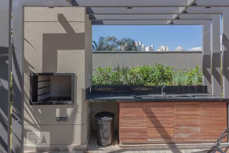 Churrasqueira de kitnet/studio para alugar com 1 quarto, 40m² em Vila Andrade, São Paulo