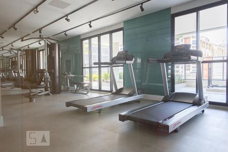 Studio para alugar com 32m², 1 quarto e 1 vaga Studio para alugar com 32m², 1 quarto e 1 vagaAcademia