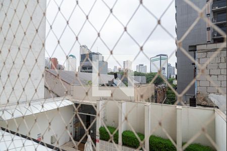 Studio para alugar com 27m², 1 quarto e 1 vaga Studio para alugar com 27m², 1 quarto e 1 vagaVista da Varanda da Sala/Quarto