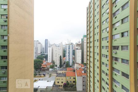 Vista da janela da sala de apartamento para alugar com 1 quarto, 40m² em Vila Mariana, São Paulo