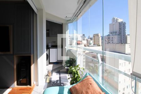 Varanda de kitnet/studio para alugar com 1 quarto, 45m² em Vila Olímpia, São Paulo