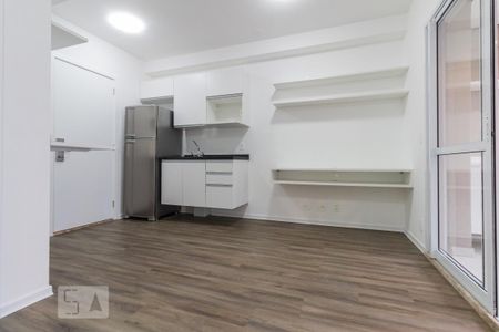 Sala-Quarto de kitnet/studio à venda com 1 quarto, 33m² em Brooklin Paulista, São Paulo
