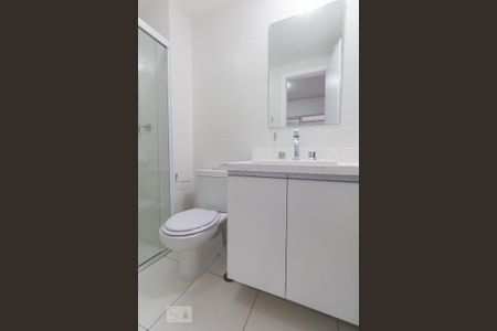 Banheiro de kitnet/studio à venda com 1 quarto, 33m² em Brooklin Paulista, São Paulo