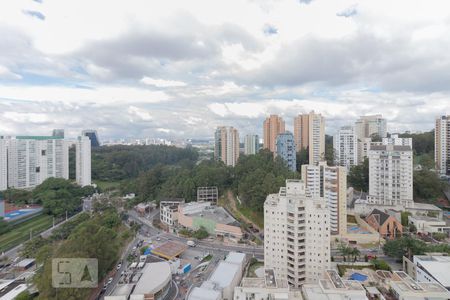 Vista da varanda de apartamento para alugar com 1 quarto, 39m² em Vila Andrade, São Paulo