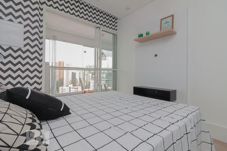 Quarto suíte de apartamento para alugar com 1 quarto, 39m² em Vila Andrade, São Paulo