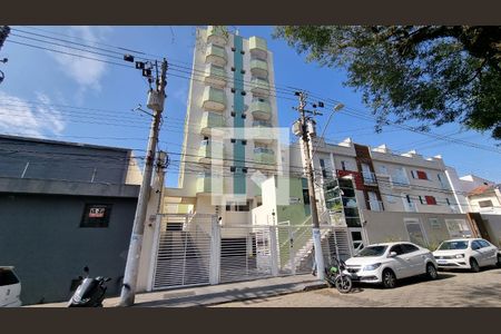 Fachada de apartamento para alugar com 2 quartos, 63m² em Vila Homero Thon, Santo André