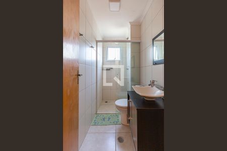 Banheiro da Suíte de apartamento para alugar com 2 quartos, 63m² em Vila Homero Thon, Santo André