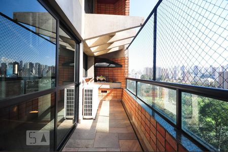 Varanda gourmet de apartamento para alugar com 4 quartos, 380m² em Paraíso do Morumbi, São Paulo