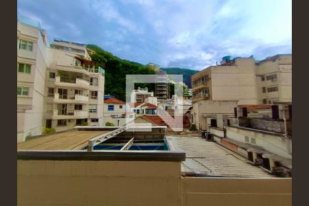 Varanda vista de apartamento à venda com 1 quarto, 70m² em Lagoa, Rio de Janeiro