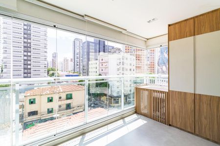 Varanda/ Sala de kitnet/studio para alugar com 1 quarto, 32m² em Pinheiros, São Paulo