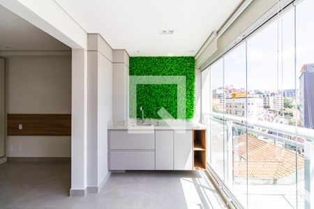 varanda de kitnet/studio para alugar com 1 quarto, 32m² em Pinheiros, São Paulo