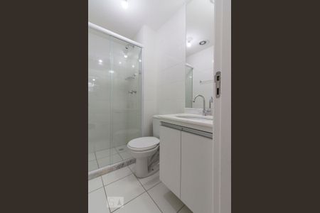 Banheiro social  de apartamento para alugar com 2 quartos, 55m² em Mooca, São Paulo