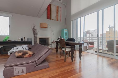 Sala de apartamento à venda com 1 quarto, 86m² em Vila Suzana, São Paulo