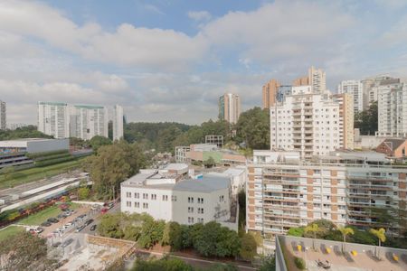 Vista da varanda de apartamento para alugar com 1 quarto, 40m² em Vila Andrade, São Paulo