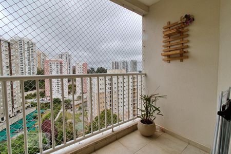 Varanda da Sala de apartamento para alugar com 2 quartos, 69m² em Parque Reboucas, São Paulo