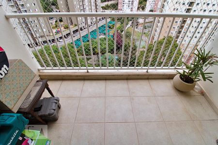 Varanda da Sala de apartamento para alugar com 2 quartos, 69m² em Parque Reboucas, São Paulo