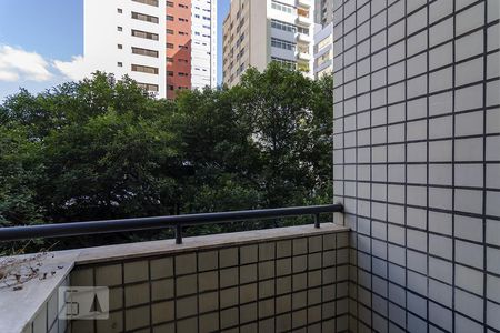 Varanda de apartamento para alugar com 1 quarto, 47m² em Lourdes, Belo Horizonte