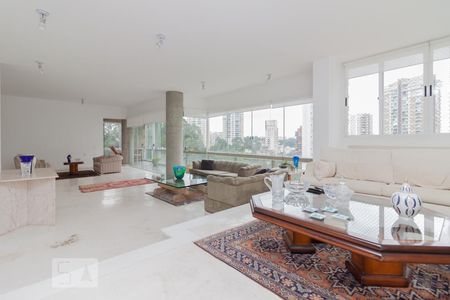 Sala de apartamento para alugar com 4 quartos, 280m² em Jardim Fonte do Morumbi, São Paulo