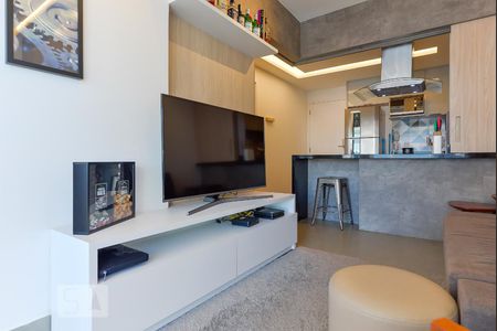 Sala de apartamento à venda com 1 quarto, 45m² em Pinheiros, São Paulo