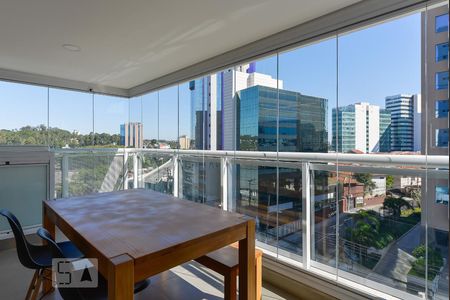 Varanda de apartamento à venda com 1 quarto, 45m² em Pinheiros, São Paulo