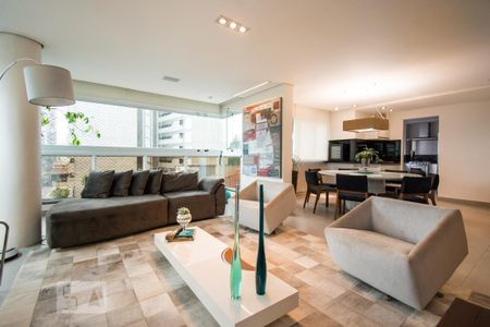 Sala de apartamento para alugar com 2 quartos, 170m² em Jardim, Santo André