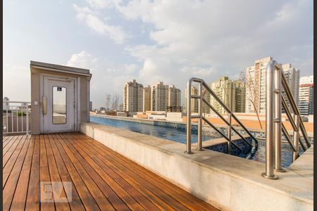 Studio à venda com 50m², 1 quarto e 1 vagaPiscina no terraço, elevador de acesso para cadeirantes