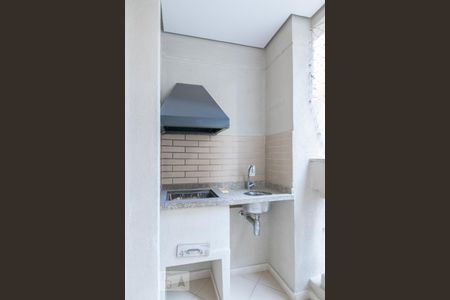 Varanda Gourmet de apartamento à venda com 3 quartos, 100m² em Centro, Santo André