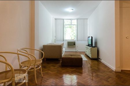Sala de visita de apartamento para alugar com 3 quartos, 120m² em Jardim Botânico, Rio de Janeiro