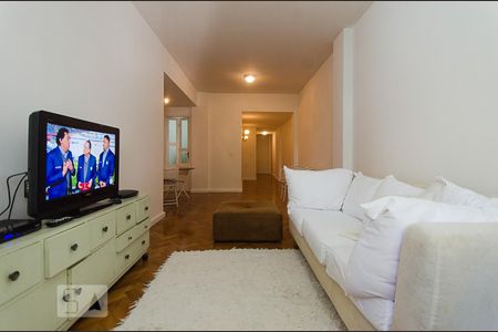Sala de visita de apartamento para alugar com 3 quartos, 120m² em Jardim Botânico, Rio de Janeiro