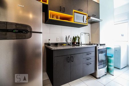 Cozinha de apartamento à venda com 1 quarto, 31m² em Água Branca, São Paulo