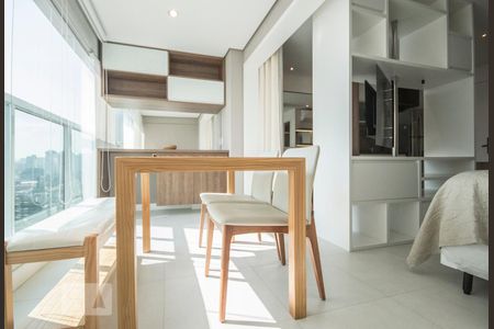 Varanda Gourmet de kitnet/studio para alugar com 1 quarto, 33m² em Brooklin Paulista, São Paulo