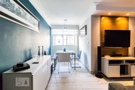 Sala de apartamento para alugar com 1 quarto, 50m² em Campos Elíseos, São Paulo