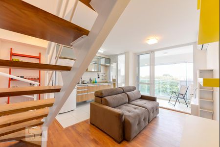 Sala de apartamento para alugar com 1 quarto, 88m² em Pinheiros, São Paulo