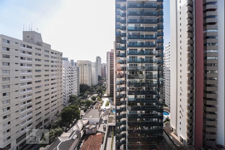 Vista da Sala de apartamento para alugar com 2 quartos, 72m² em Indianópolis, São Paulo
